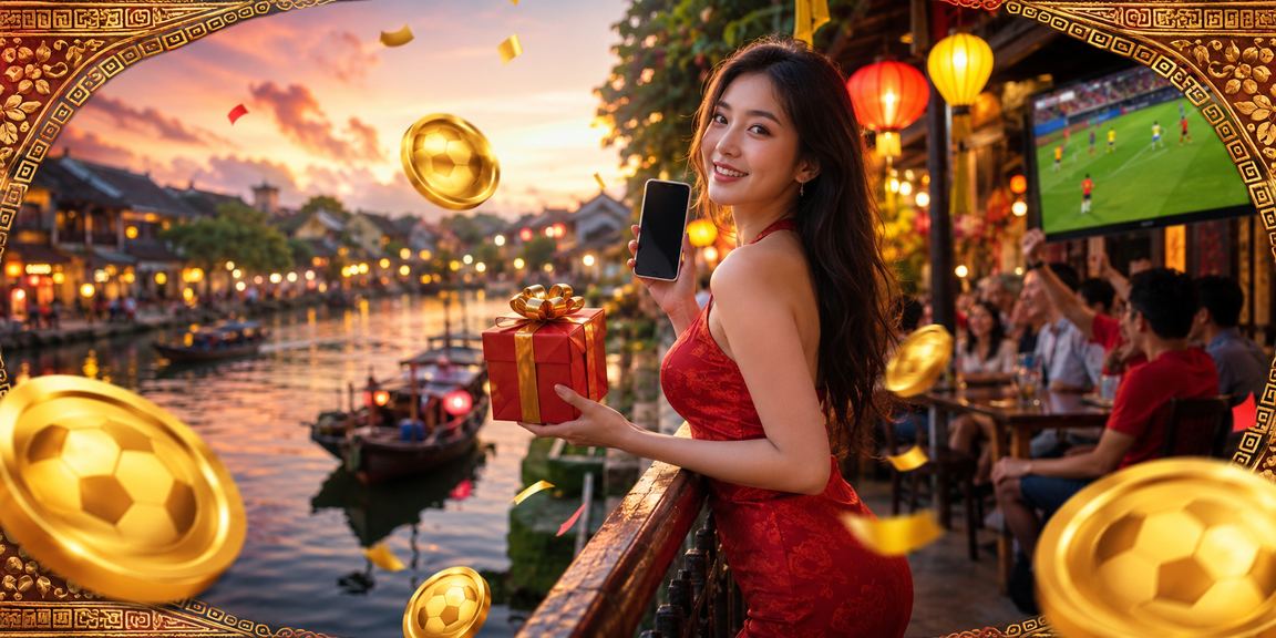 Người dùng tại Hội An sử dụng điện thoại để chơi casino và quản lý tài khoản VIP an toàn
