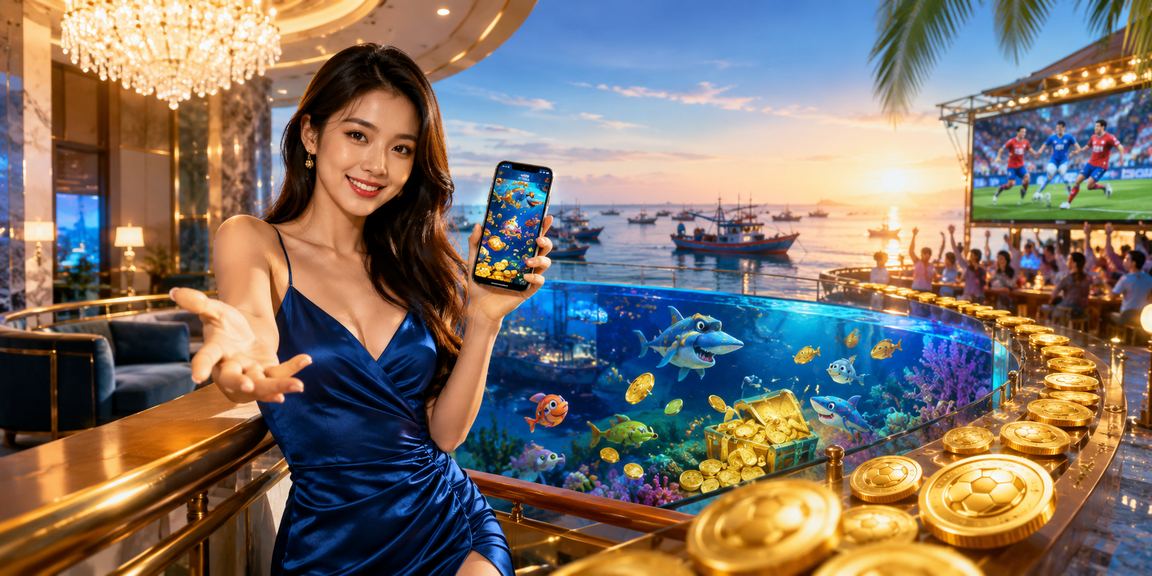 Người chơi sử dụng điện thoại để chơi casino trực tuyến tại bãi biển Mũi Né