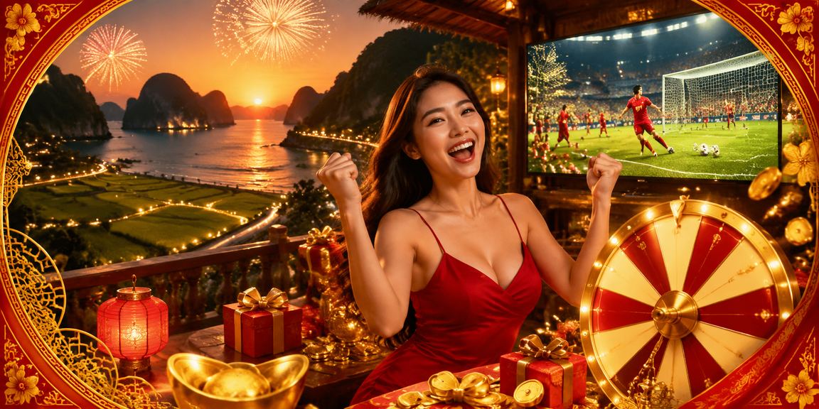 Cảnh thiên nhiên Ninh Bình với không khí thư giãn phù hợp để chơi game giải trí